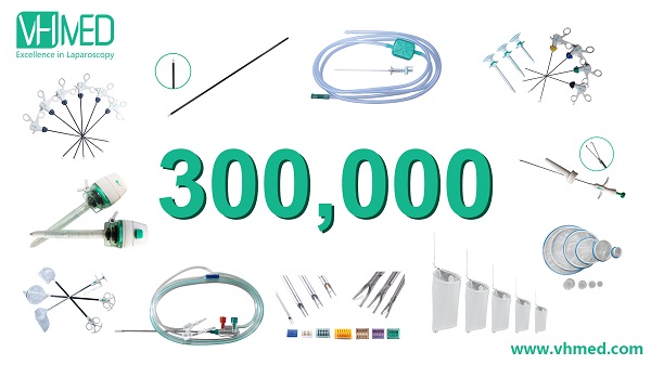 Shipping 300,000 units laparoscopic instruments